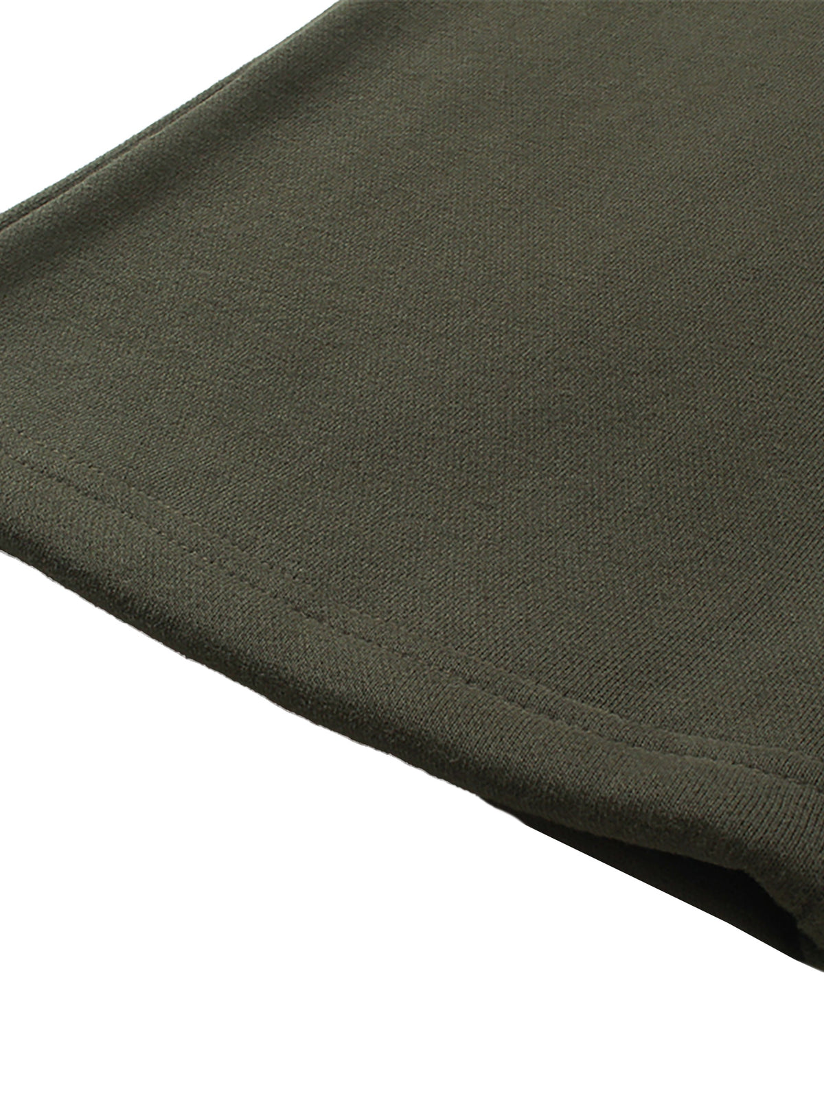 Unisex Solid Colour Fleece Straight-Leg Pants