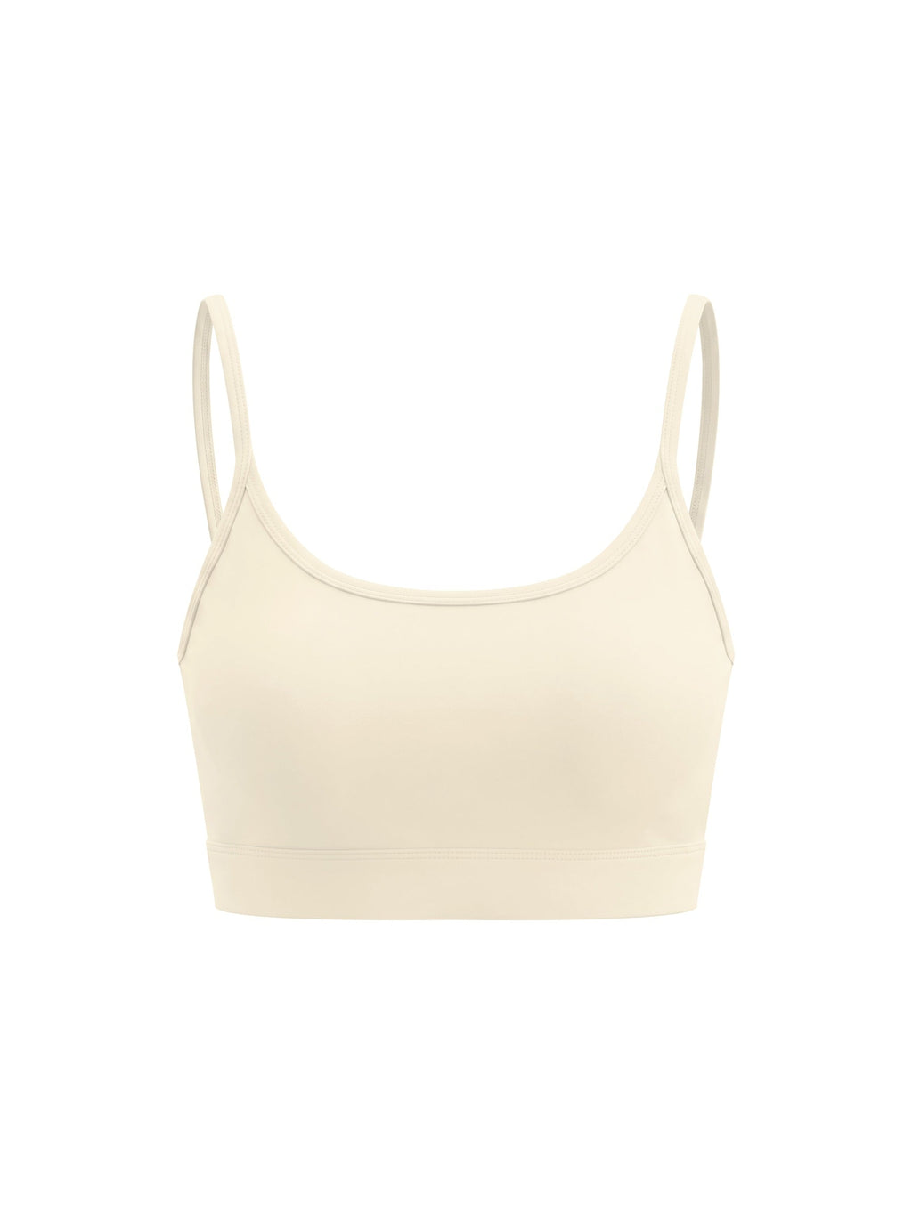 Women's Solid U-Neck Sports Bra