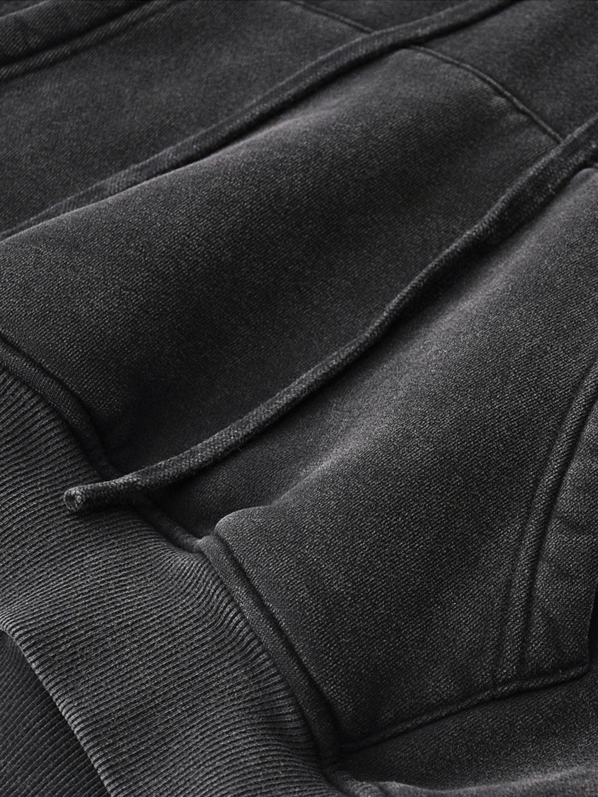 Snow Washed Cropped Hoodie
