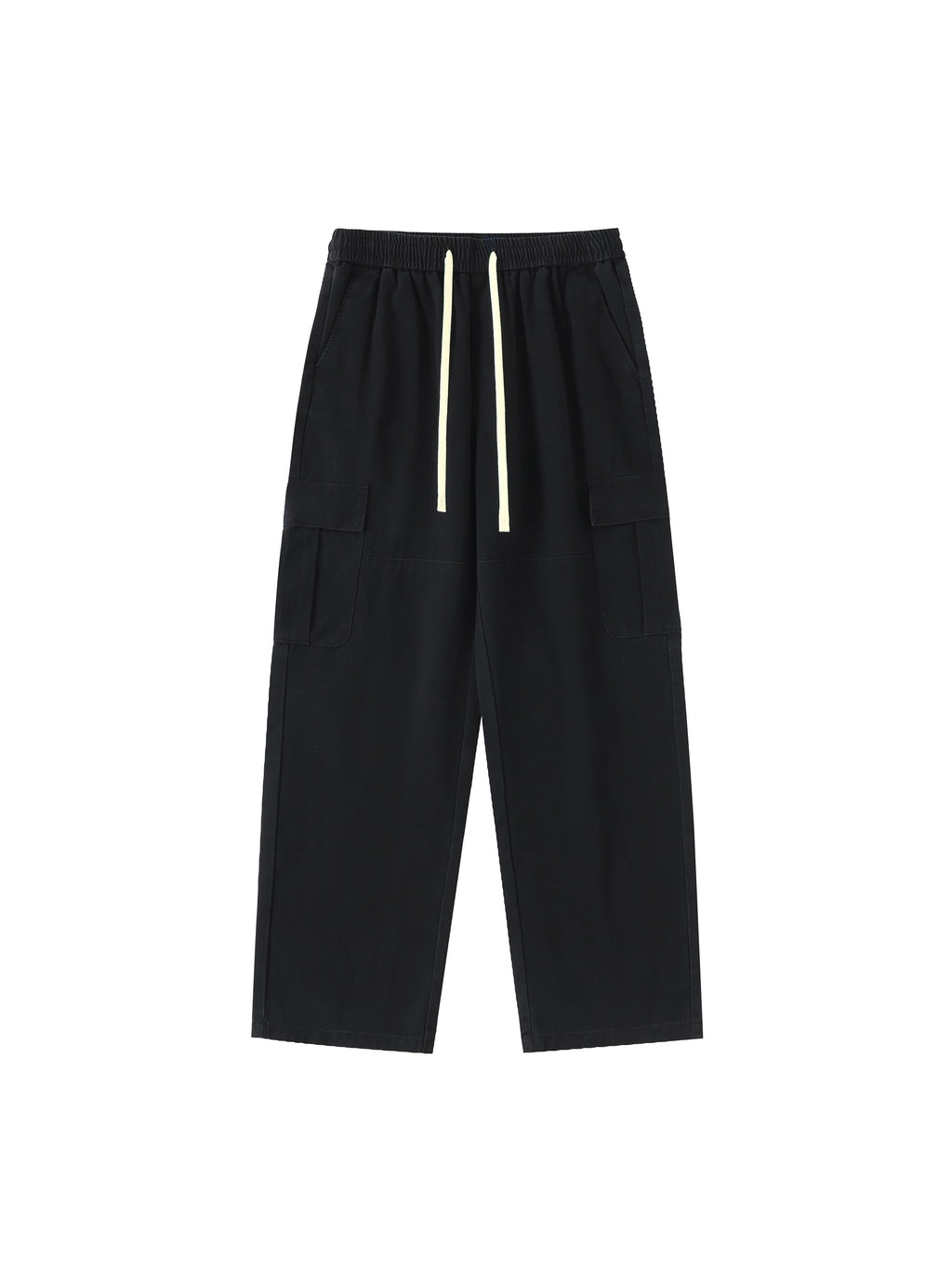 Men’s Drawstring Waist Straight-Leg Cargo Pants