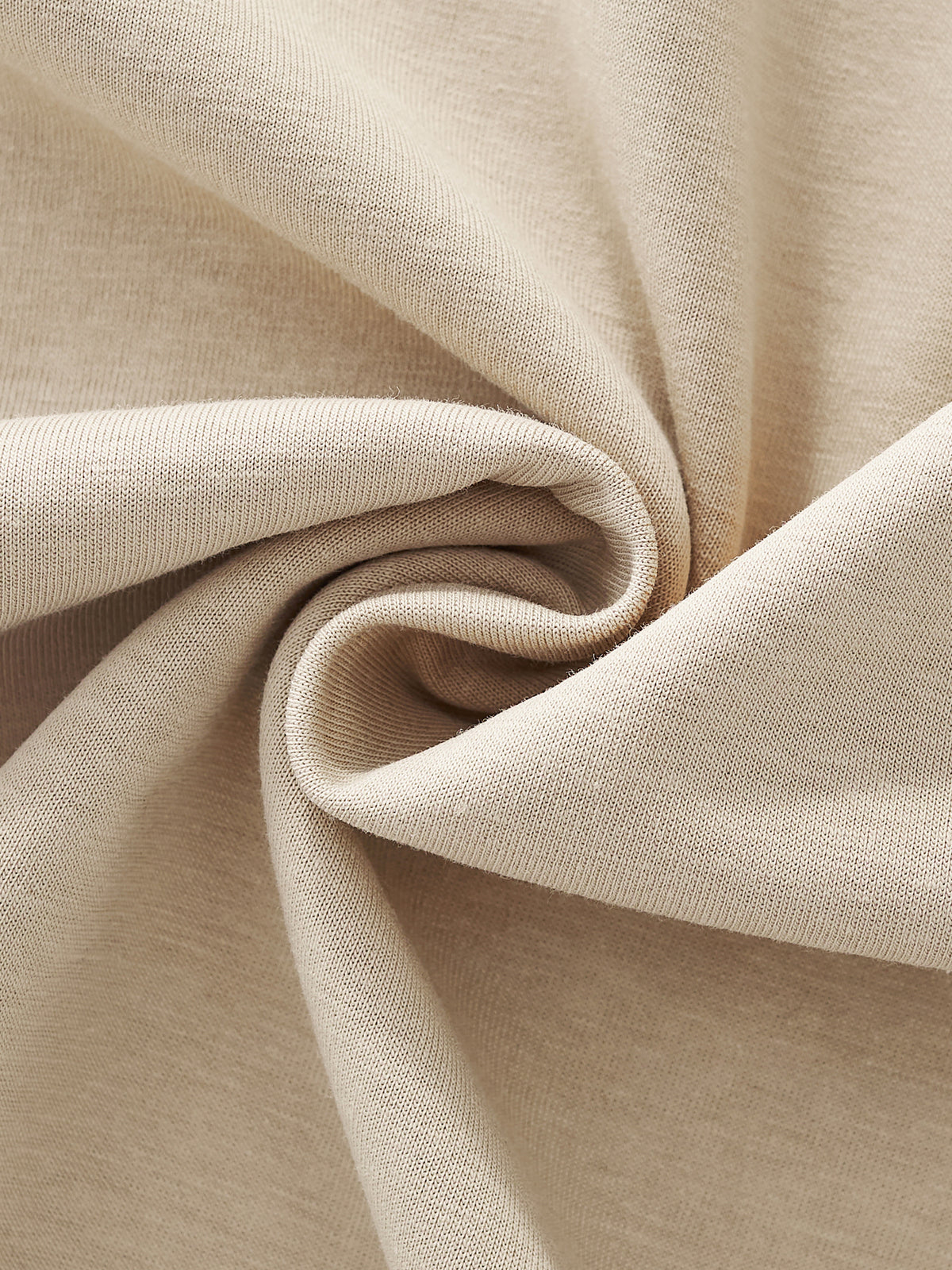 Khaki Essential Cooling Performance T-Shirt fabric texture detail