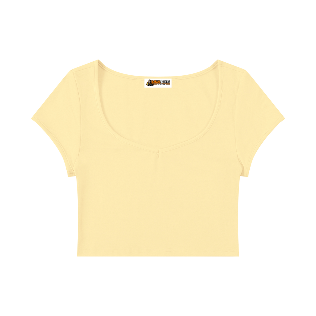 Women's Slim Cap Sleeve Crop T-Shirt