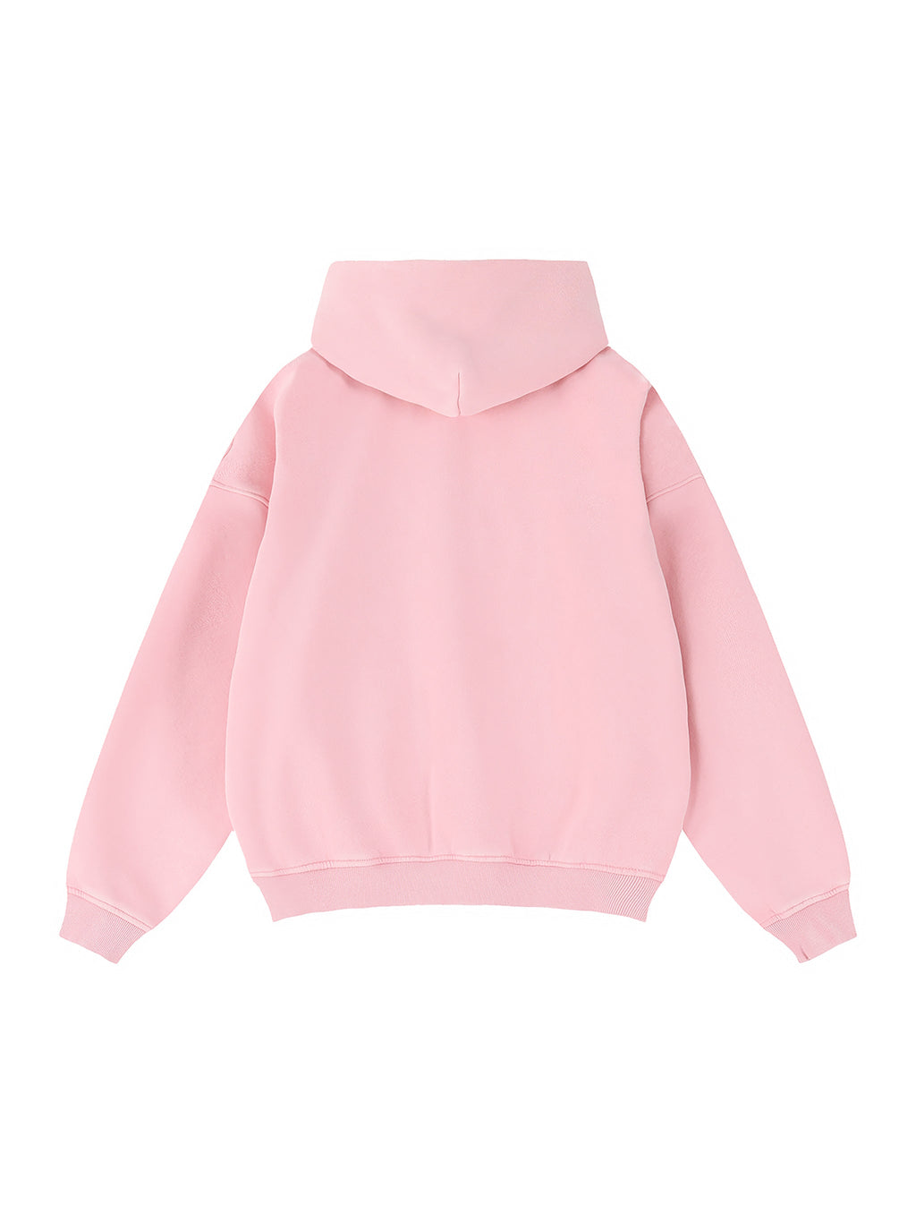 Zip-Through Boxy Fleece Hoodie