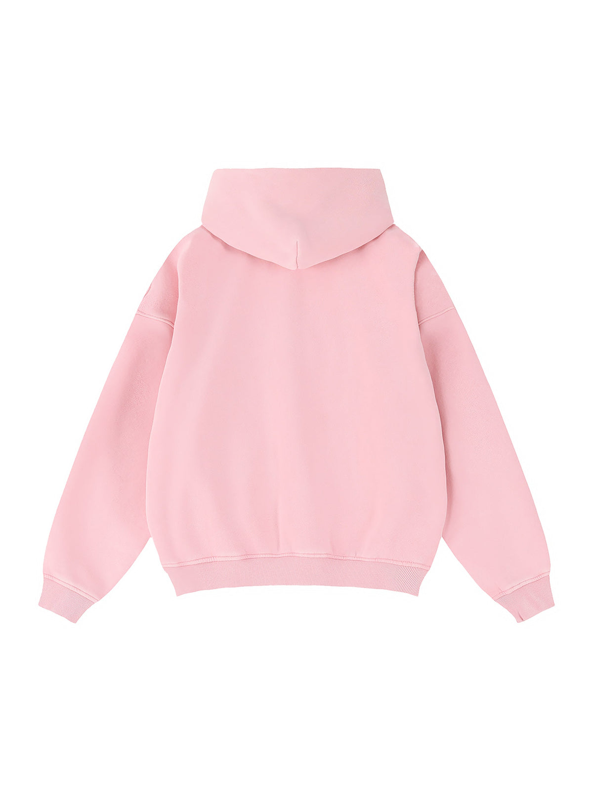 Zip-Through Boxy Fleece Hoodie