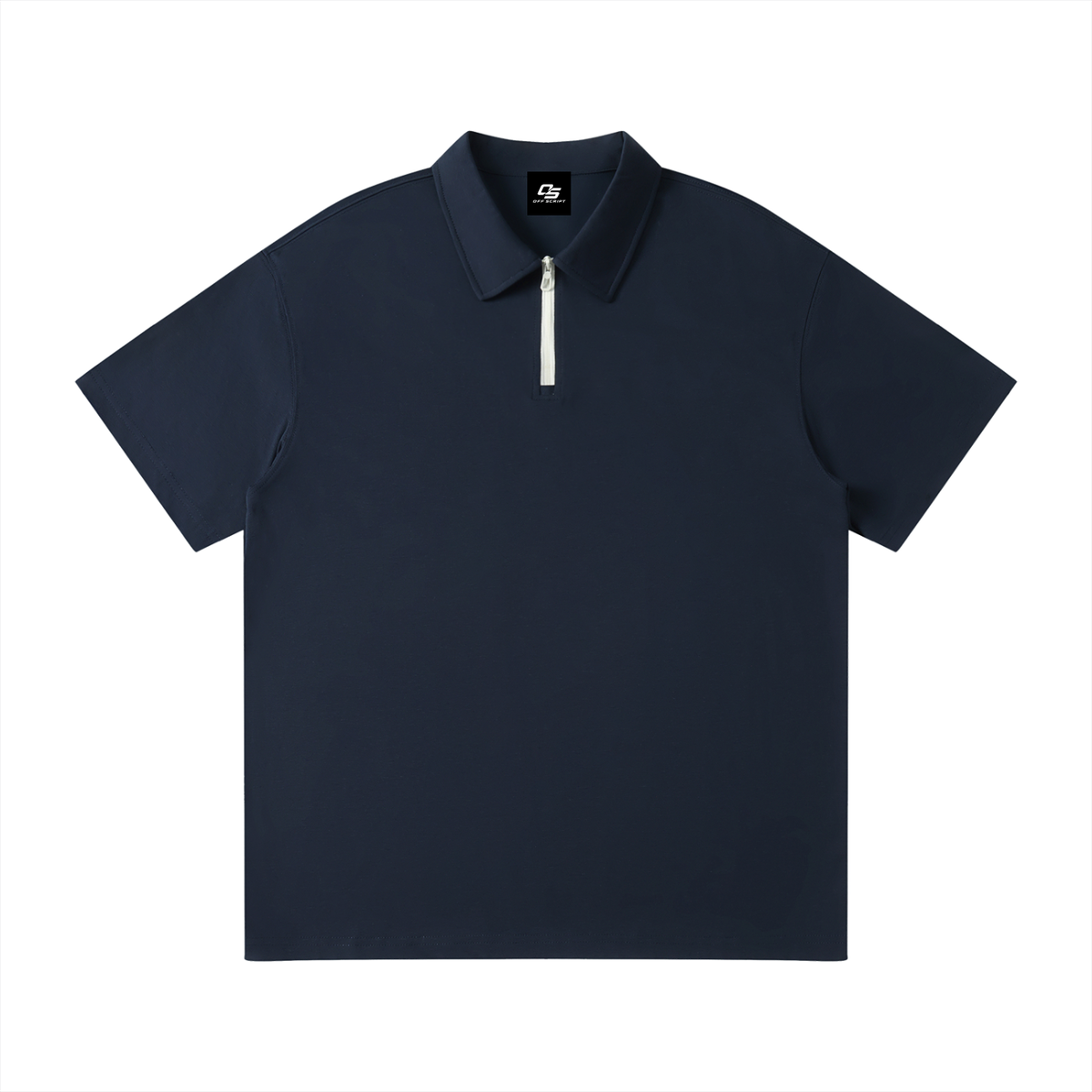 Unisex Quarter-Zip Polo Shirt