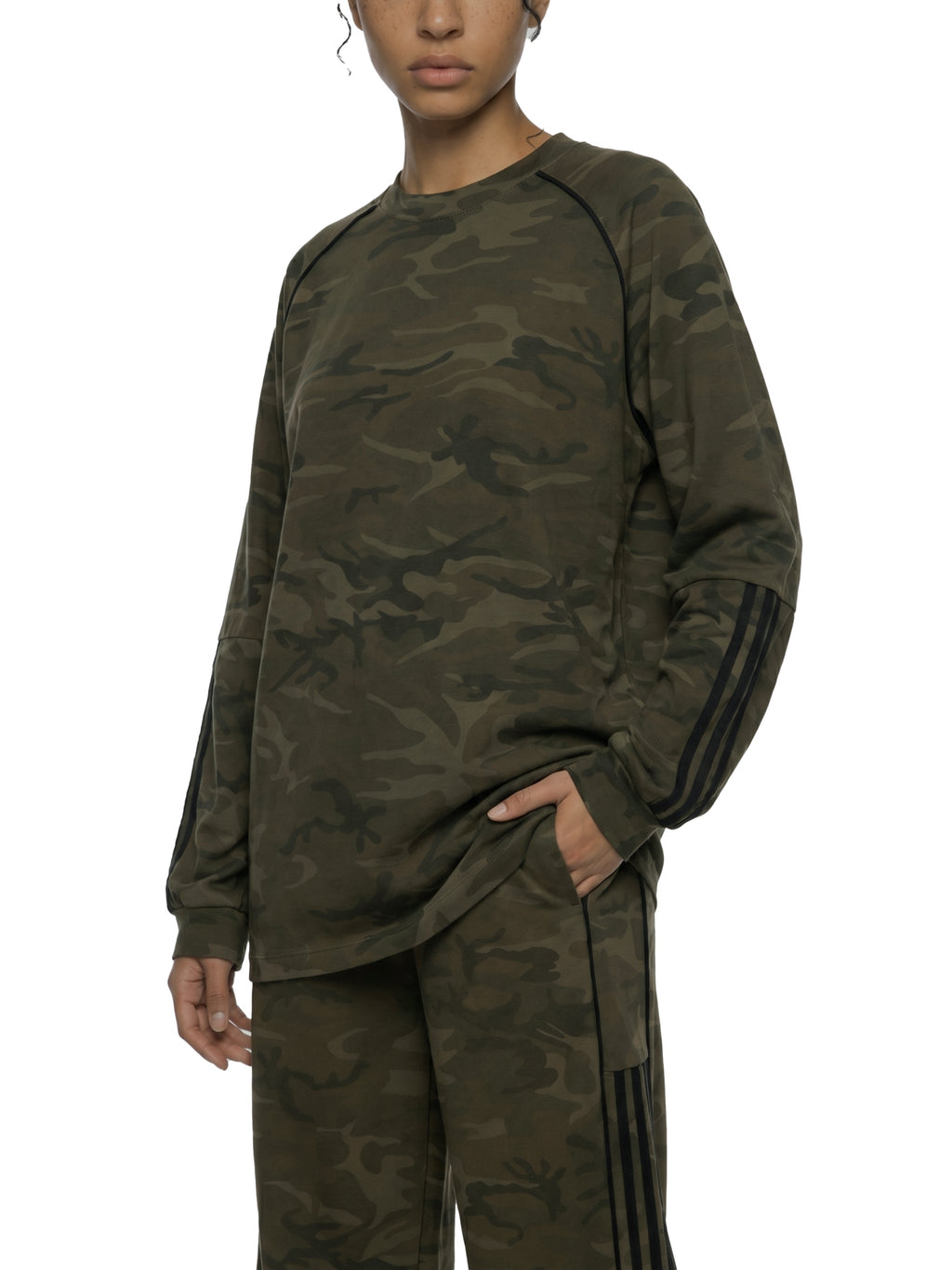 Unisex Camo Loose Long Sleeve T-Shirt