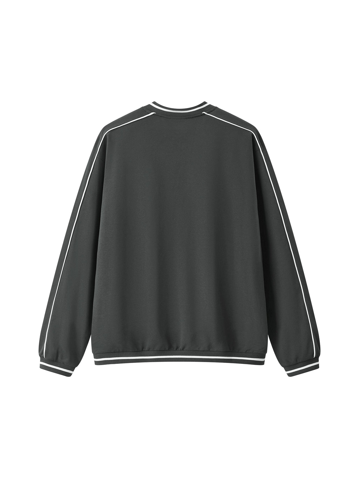 Unisex Color Block V-Neck Sweatshirt