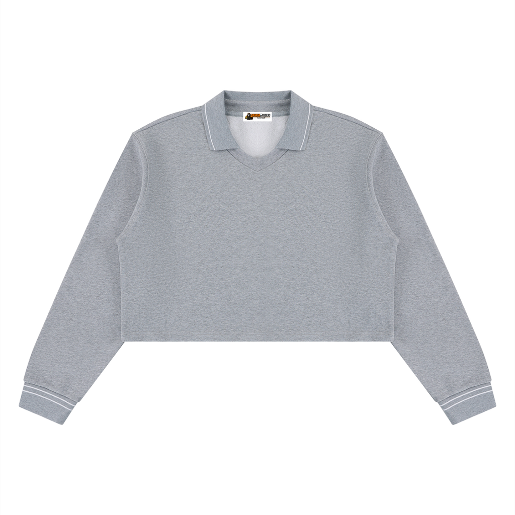 Women’s Crop Collared Sweatshirt