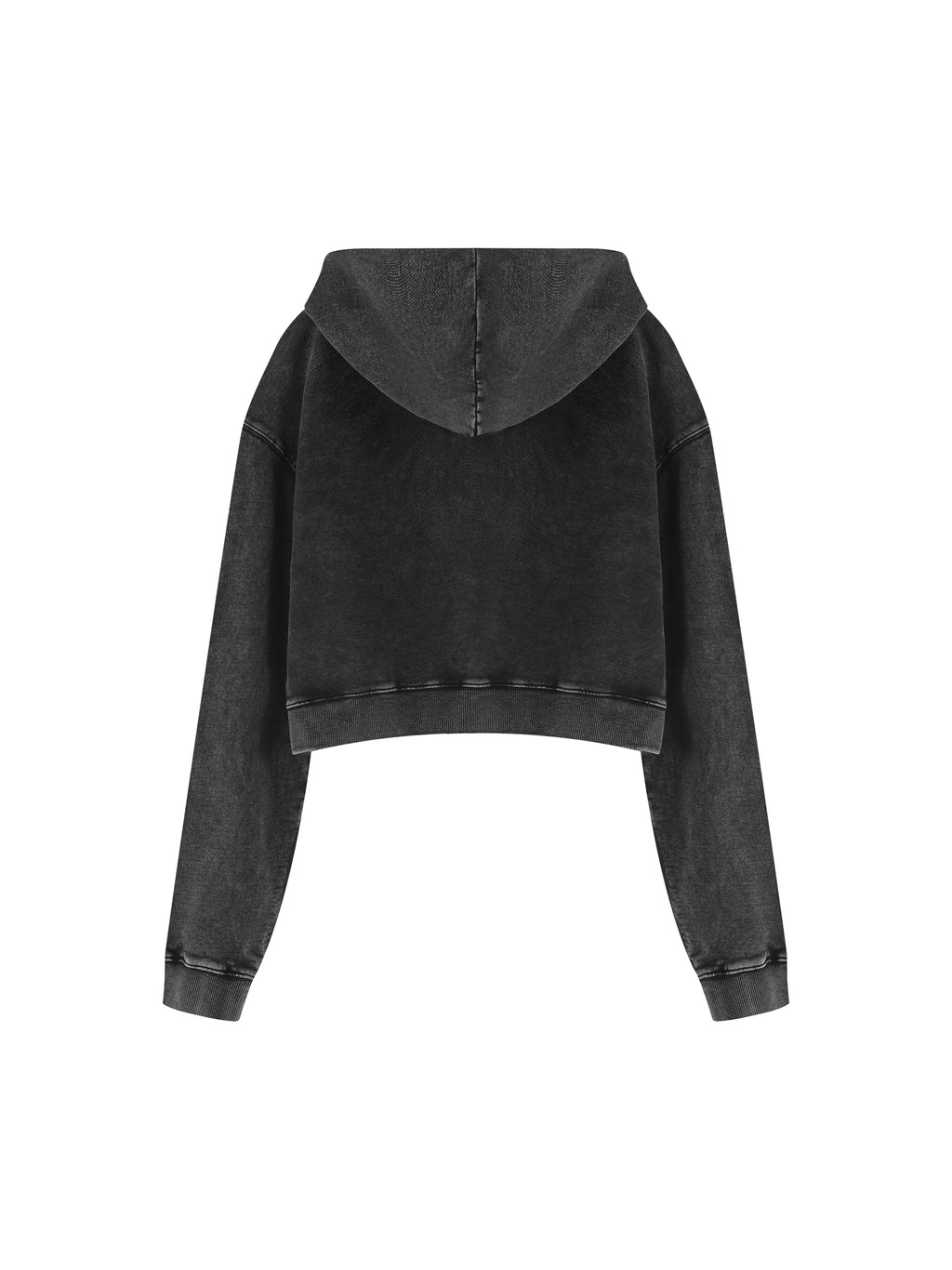 Women’s Mineral Washed Crop Hoodie