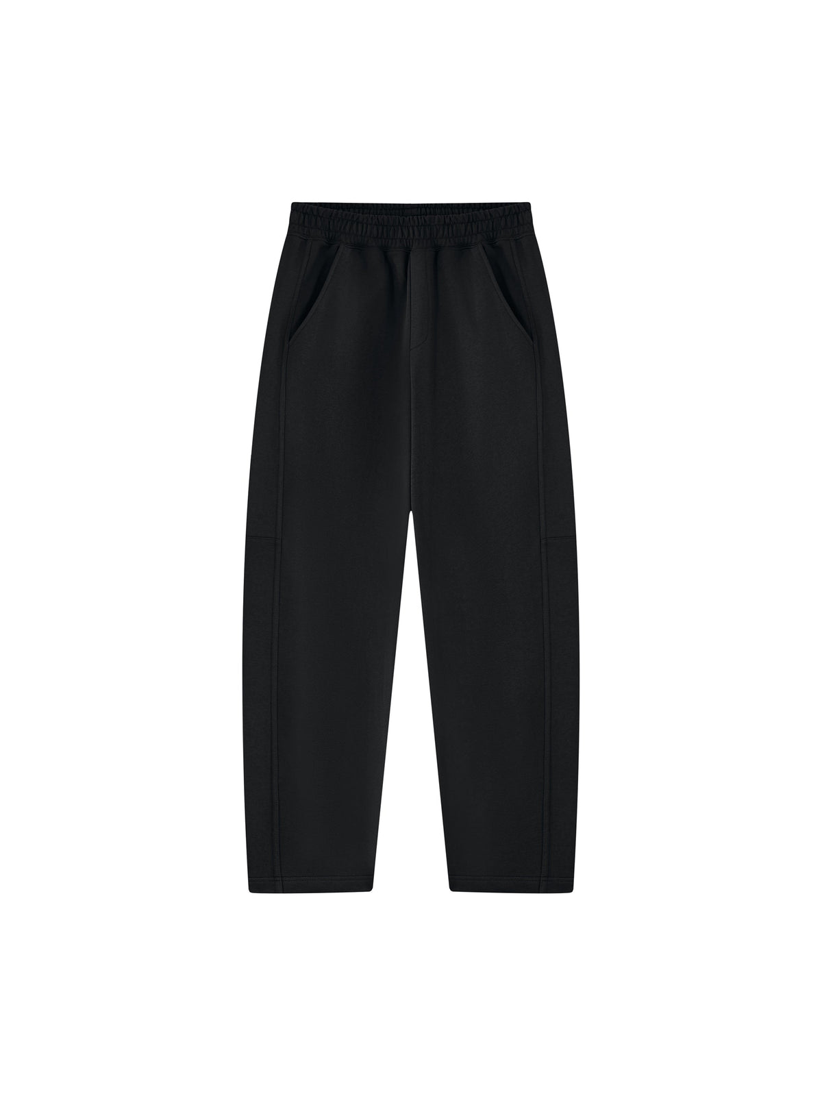 Unisex Tapered Straight Hem Sweatpants
