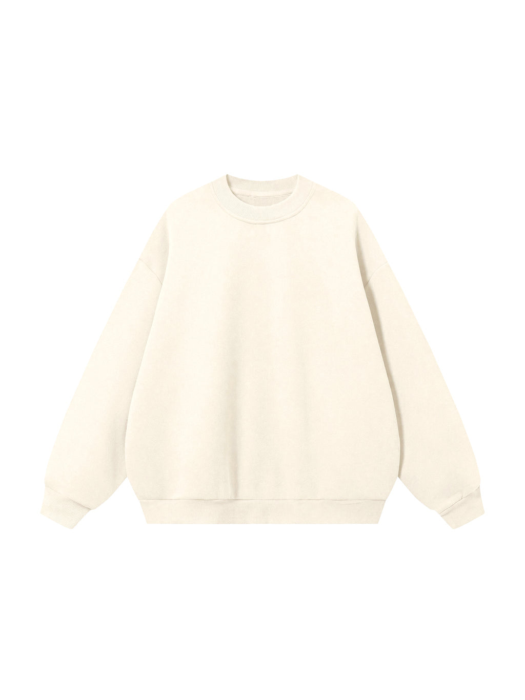 Boxy Fleece Crewneck Sweatshirt