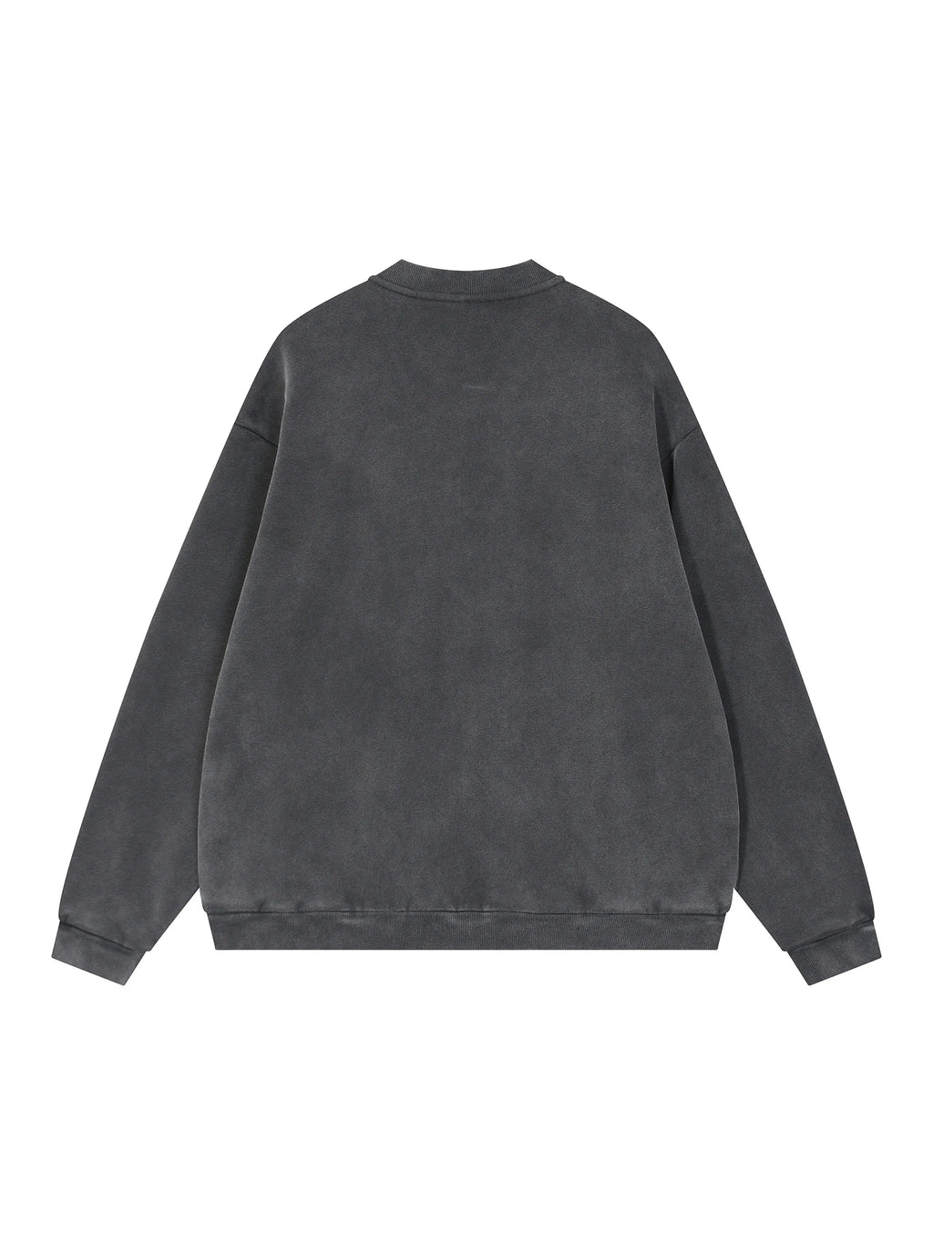 Vintage Washed Fleece Baseball Jacket