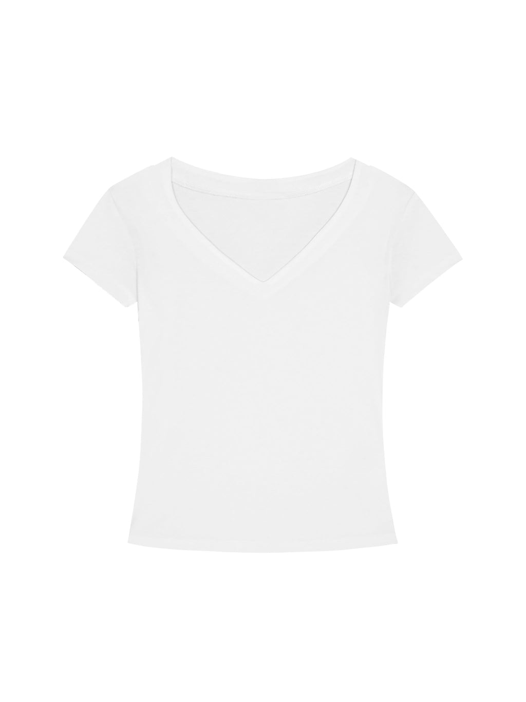 Women’s Tencel Slim Fit V-Neck T-Shirt