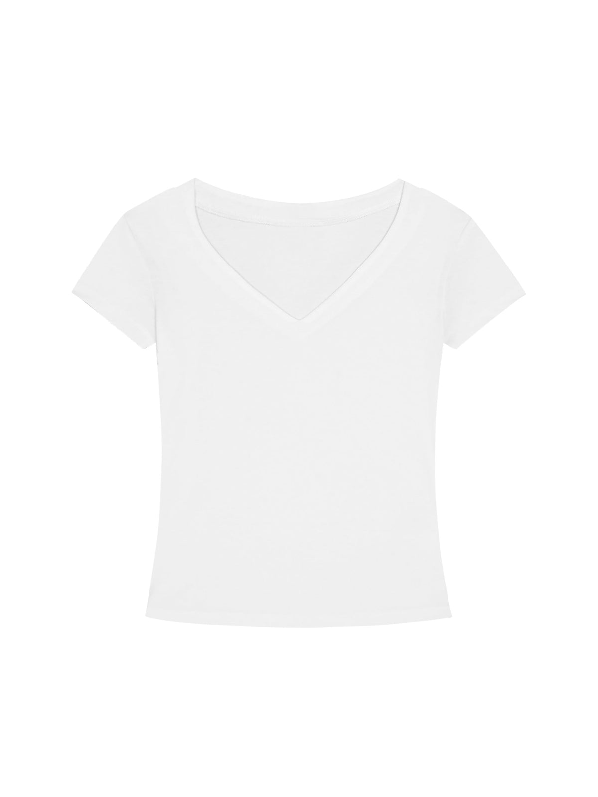 Women’s Tencel Slim Fit V-Neck T-Shirt