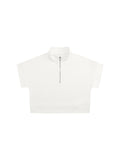 Women's Quarter Zip Crop Sweatshirt