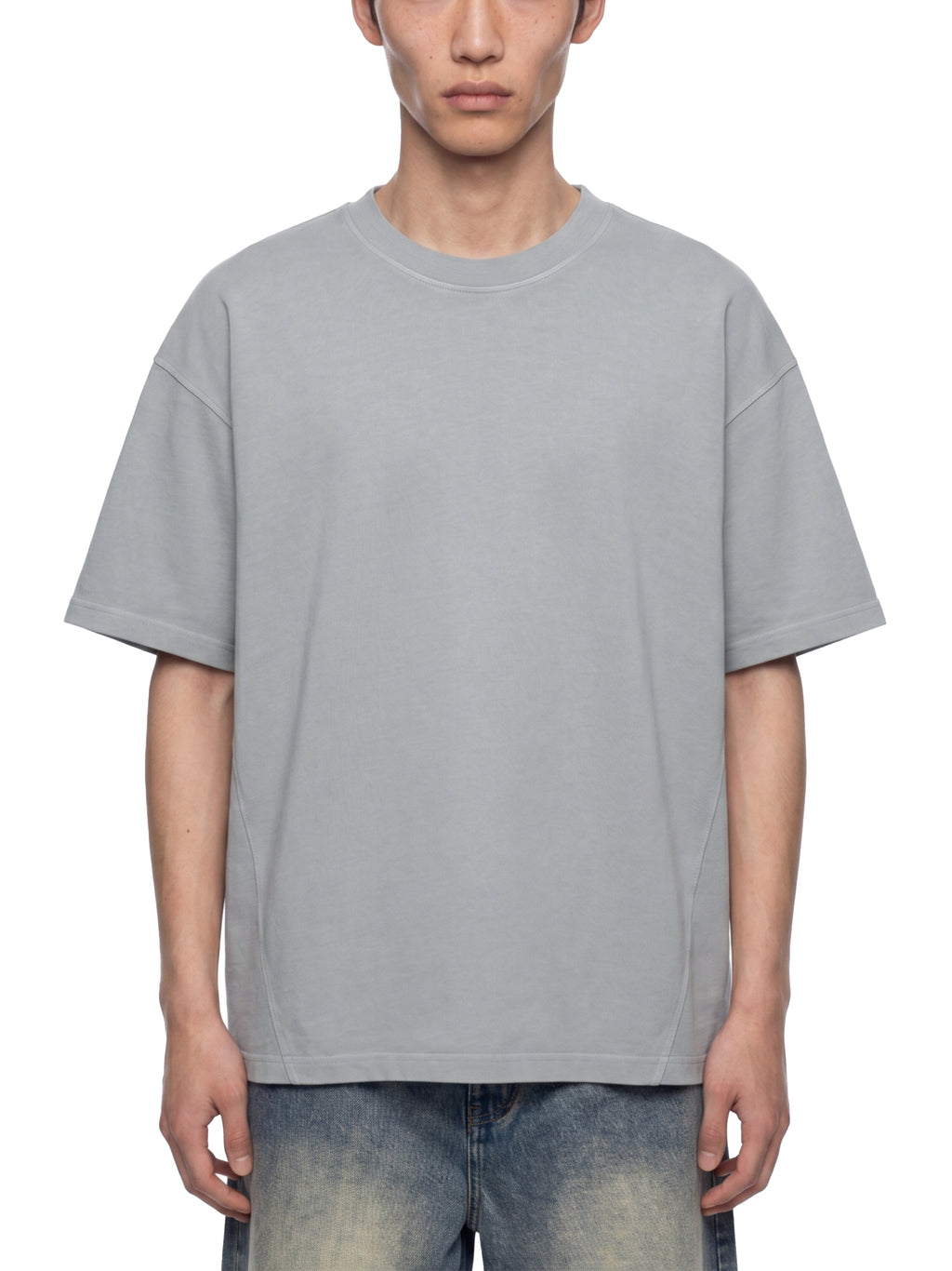 Unisex Vintage Wash Paneling T-Shirt