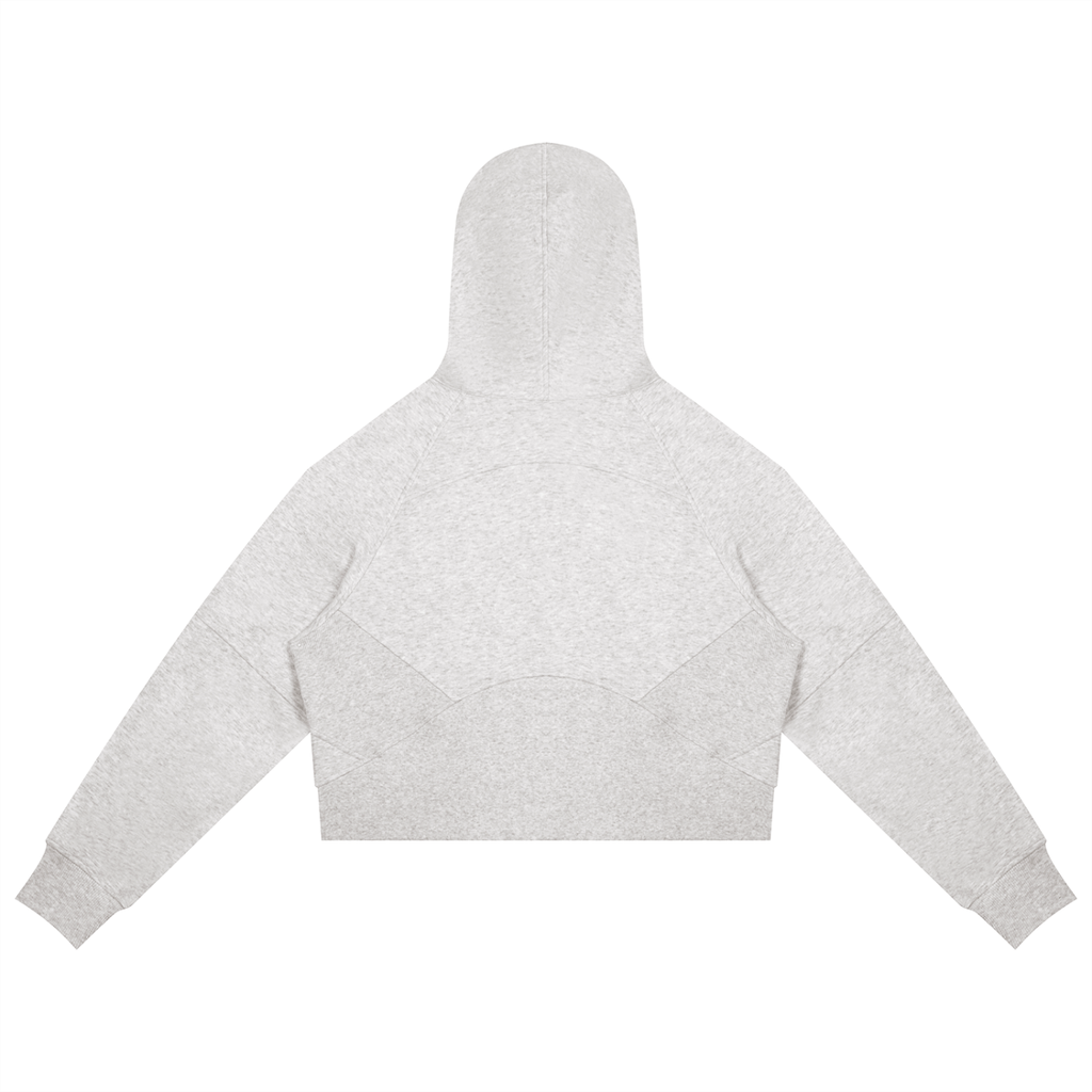 Women’s Cropped Zip-Through Hoodie