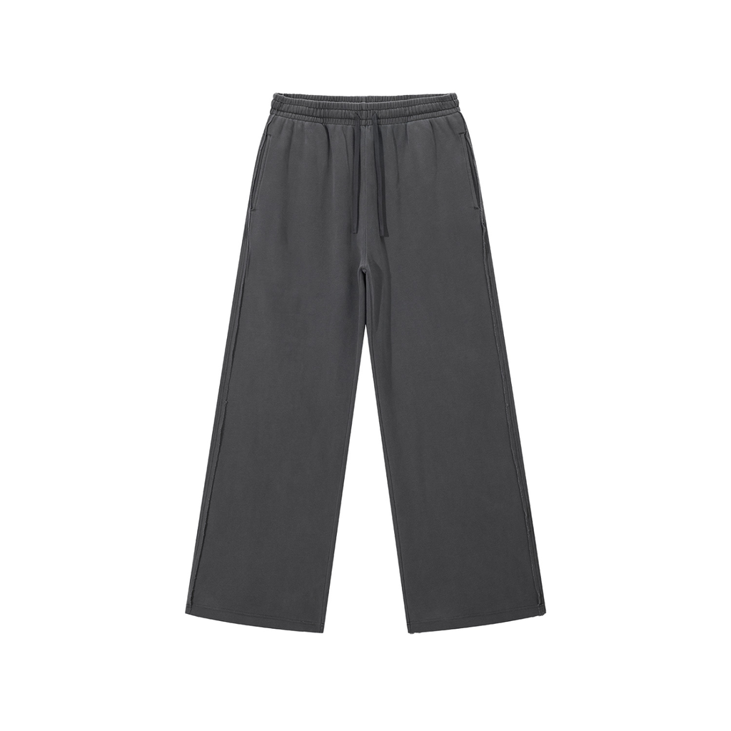 Snow-Washed Raw-Edge Sweatpants