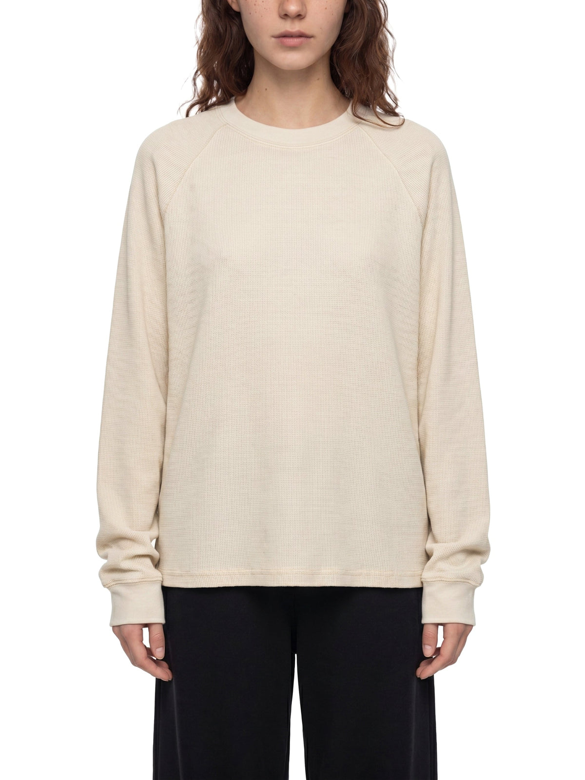 Unisex Vintage Wash Boxy Waffle T-Shirt