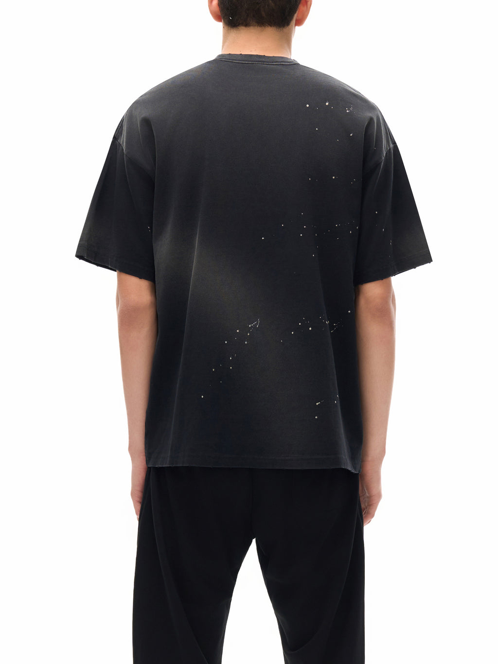 Hand-Frayed Sunfade Paint Splatter T-Shirt gallery view