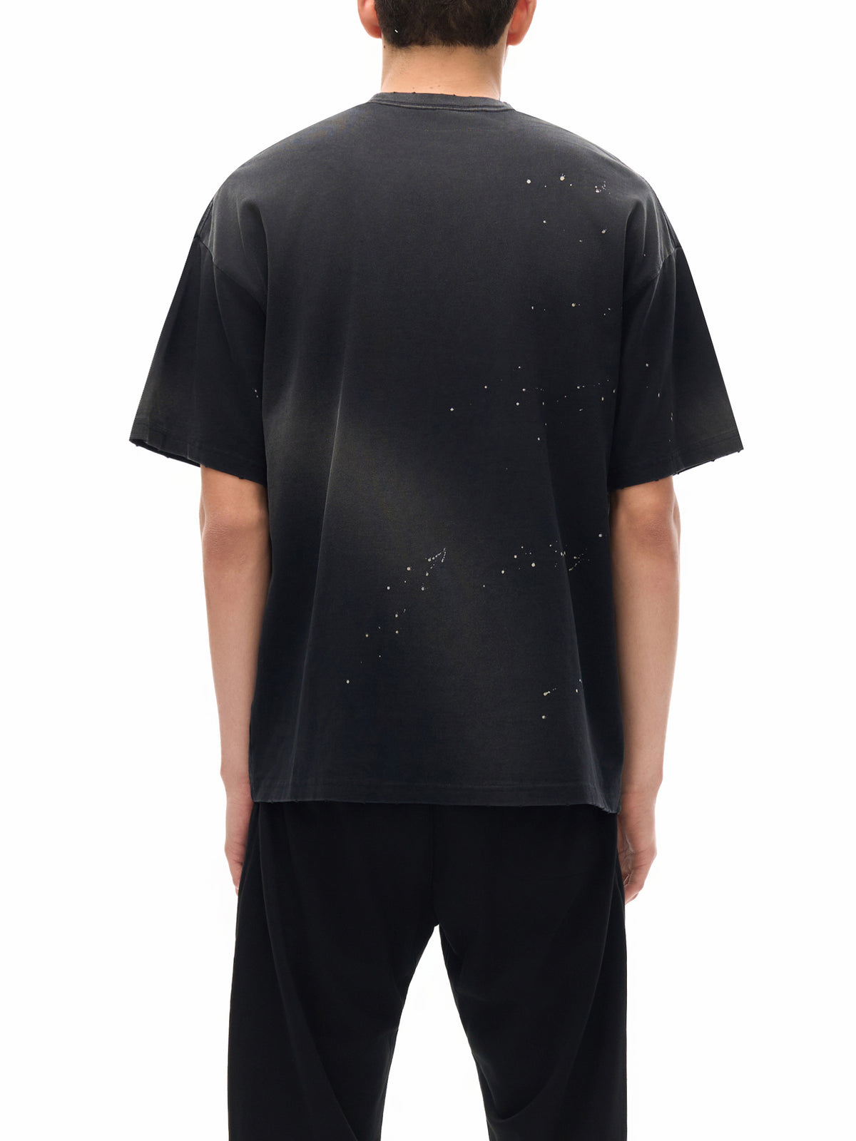 Hand-Frayed Sunfade Paint Splatter T-Shirt gallery view