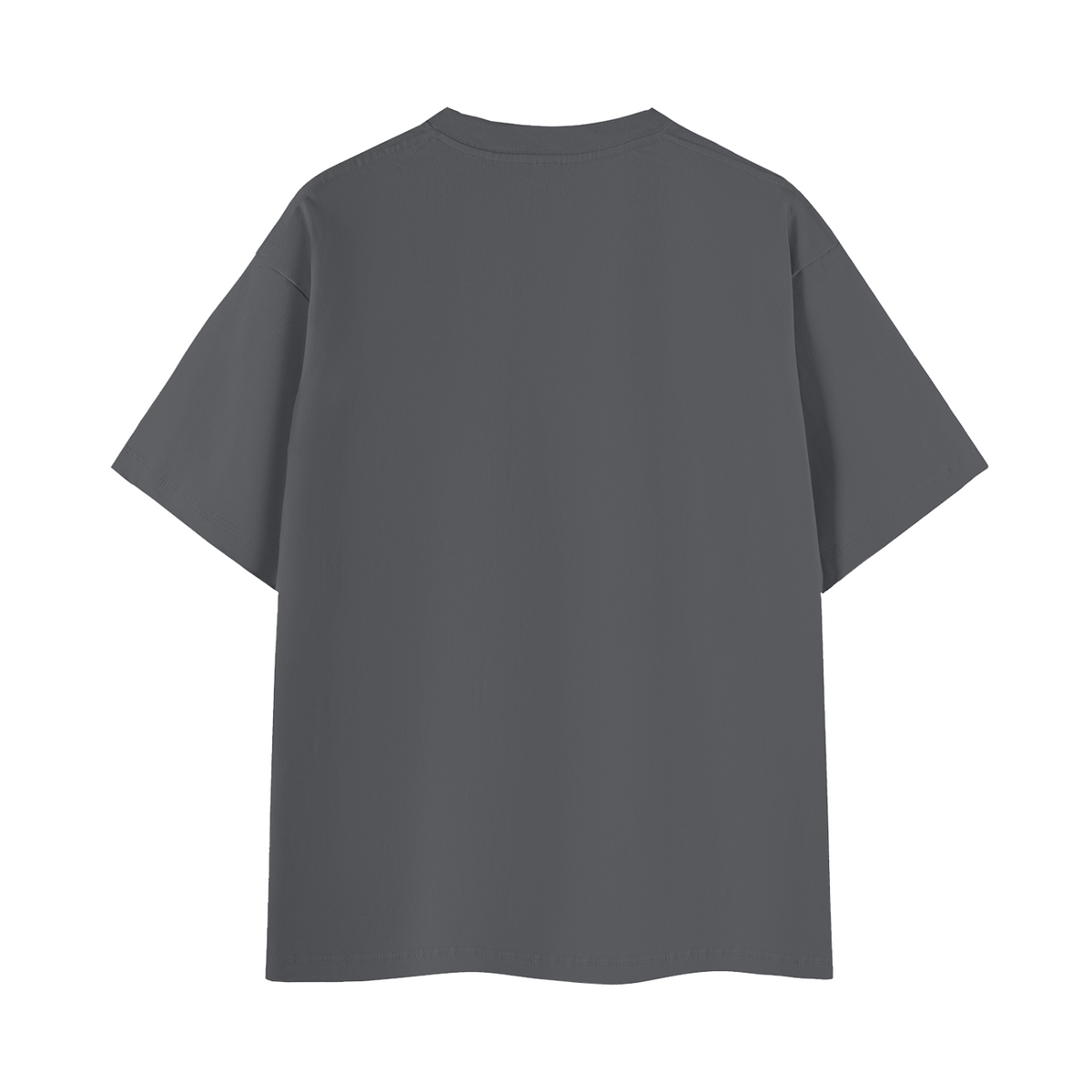 Heart Crusher Unisex Graphic T-Shirt — Dark Gray back 3D mockup