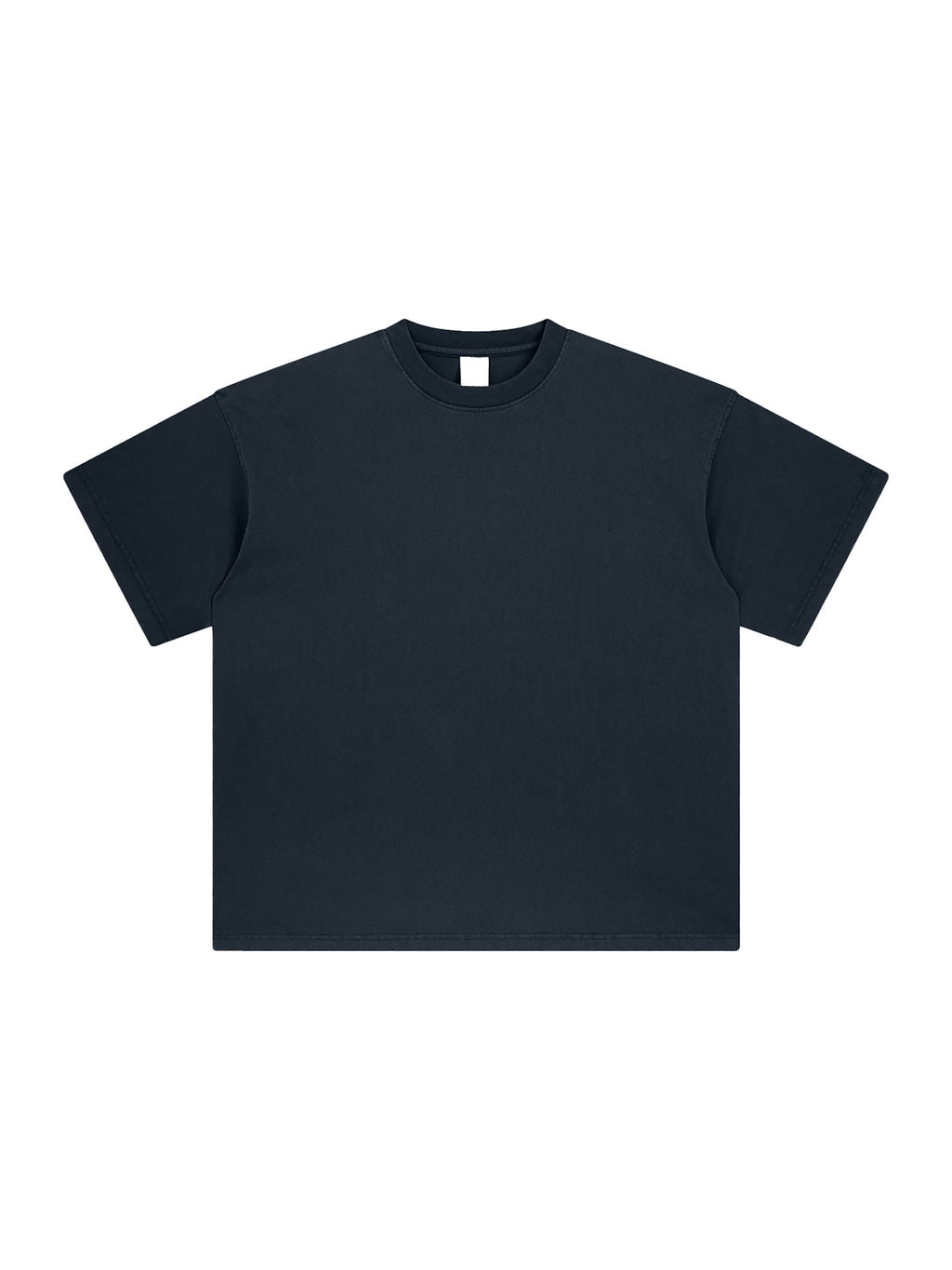 Heavyweight Vintage Washed T-Shirt – Extended Colours – Royal Blue front view