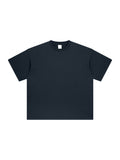 Heavyweight Vintage Washed T-Shirt – Extended Colours – Royal Blue front view