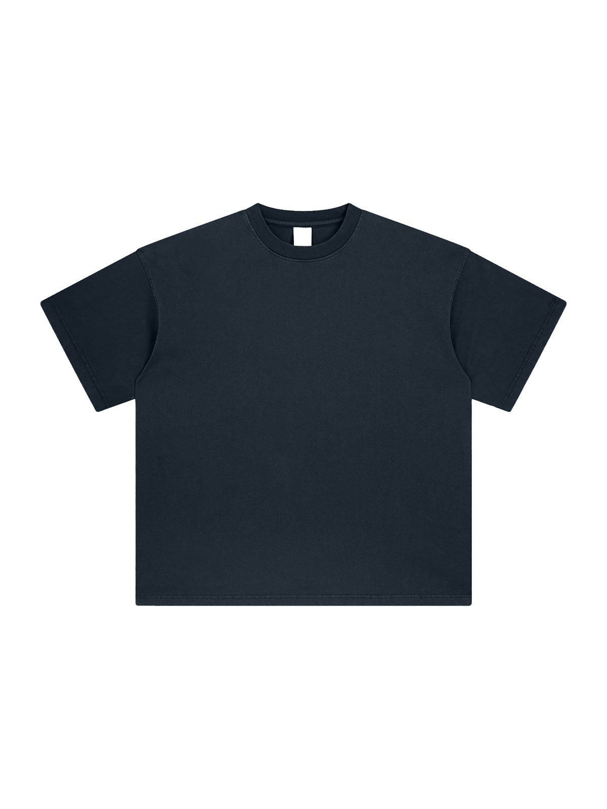 Heavyweight Vintage Washed T-Shirt – Extended Colours – Royal Blue front view
