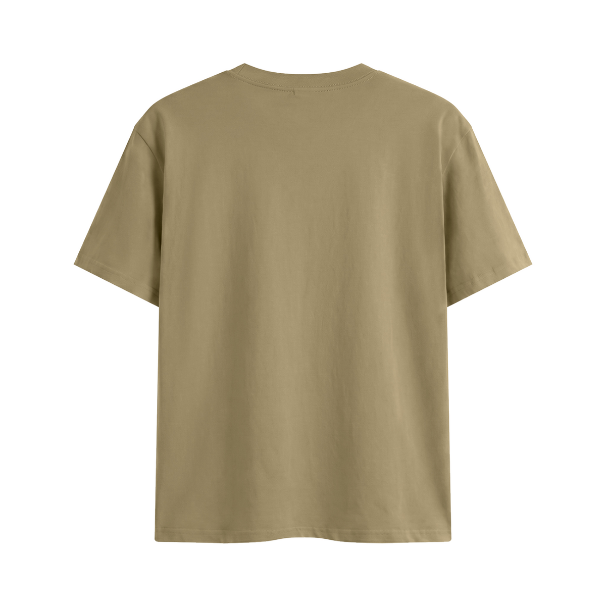 Off Script Honey, Calm Down unisex T-shirt – Khaki back mockup view