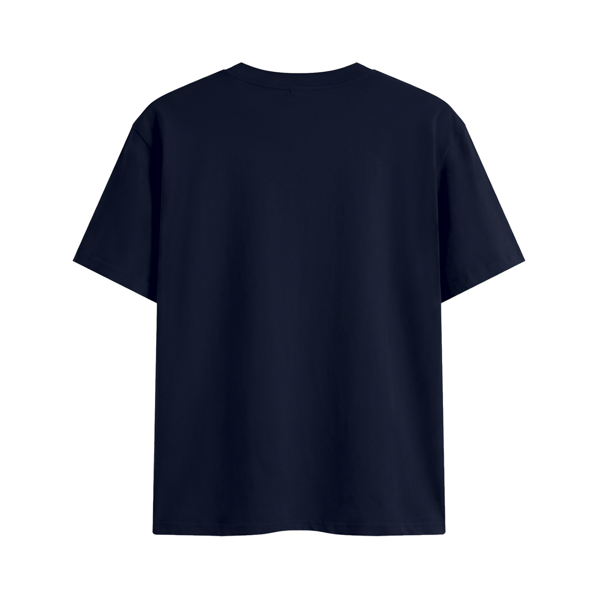 Off Script Honey, Calm Down unisex T-shirt – Navy Blue back mockup view