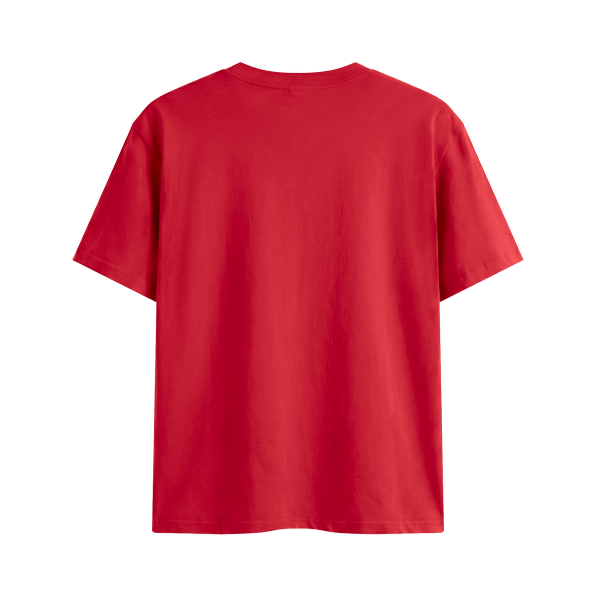 Off Script Honey, Calm Down unisex T-shirt – Red back mockup view