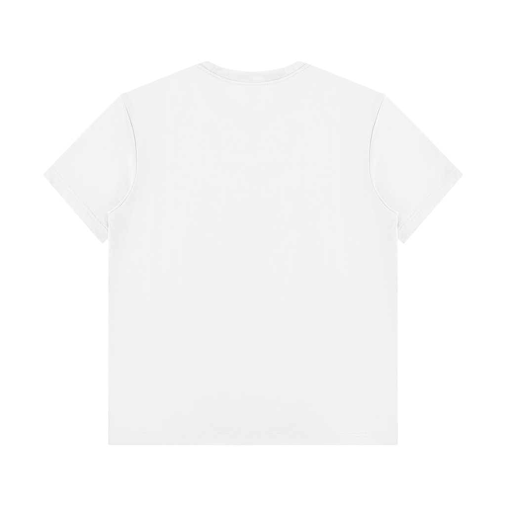 It's Always the Cyclist's Fault graphic T-shirt - White back view