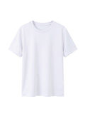 Lightweight Performance Crewneck T-Shirt – White front view