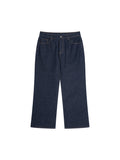 Men’s Vintage Wash Denim Jeans Jeans Blue front 3D mockup