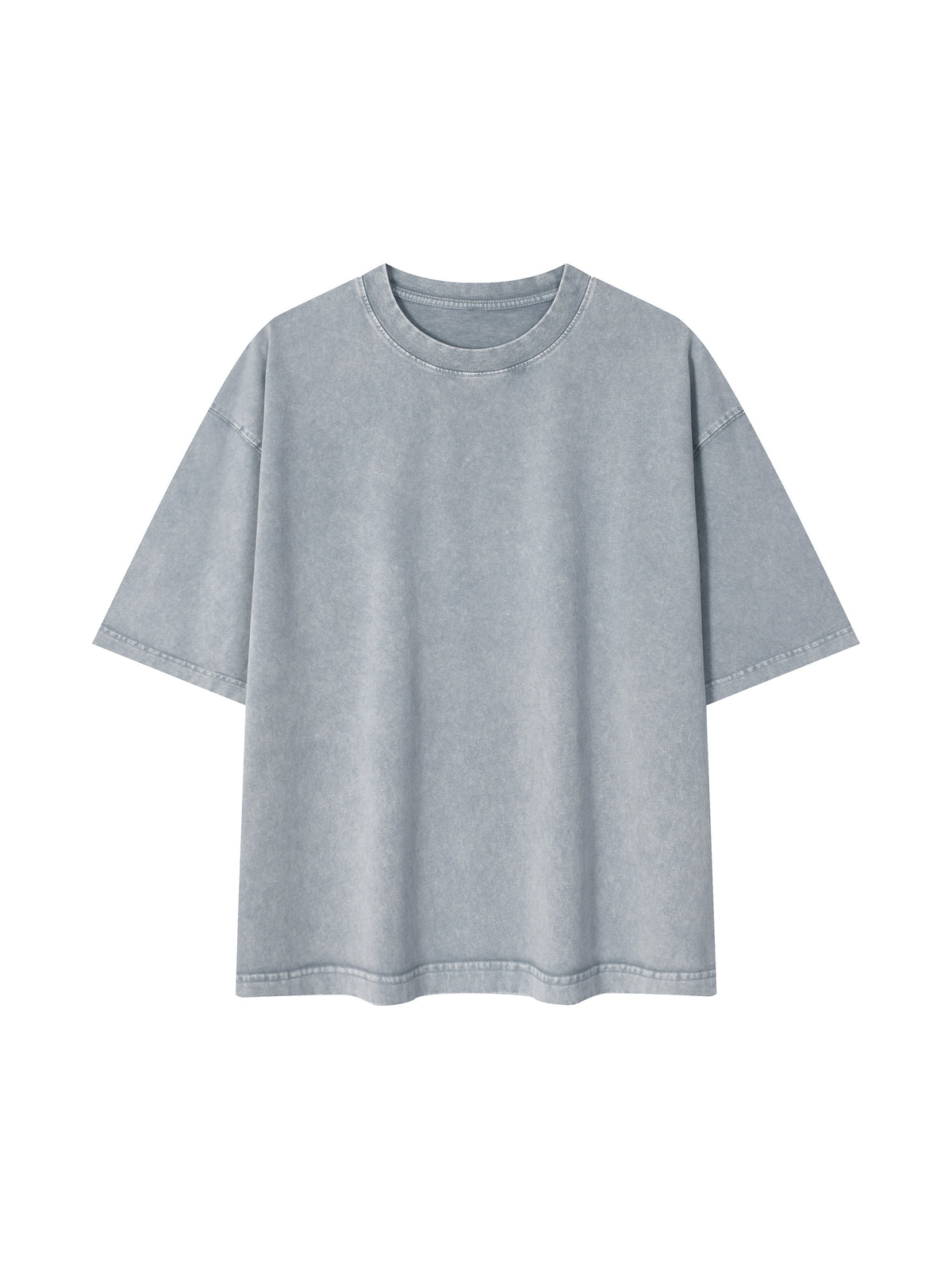 Mineral Wash Boxy Cotton T-Shirt gallery image 1