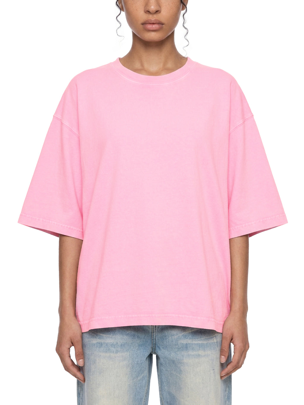 Mineral Wash Boxy Cotton T-Shirt gallery image 8
