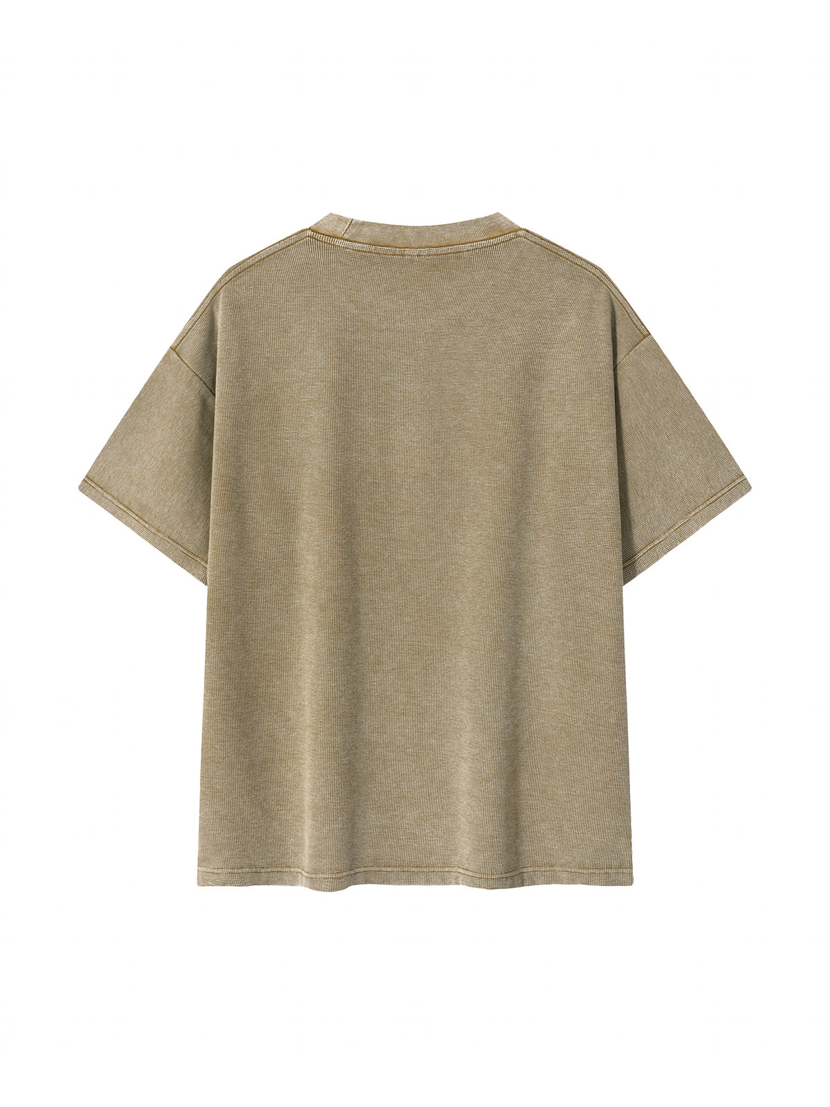 Mineral Wash Waffle Knit T-Shirt - image 14