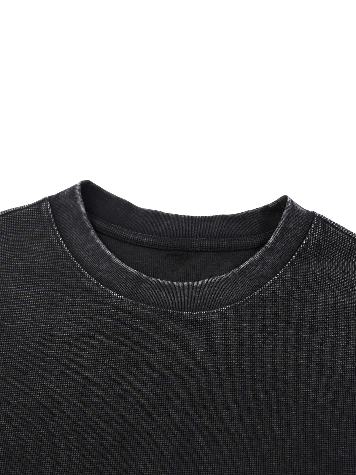 Mineral Wash Waffle Oversized T-Shirt gallery image 3