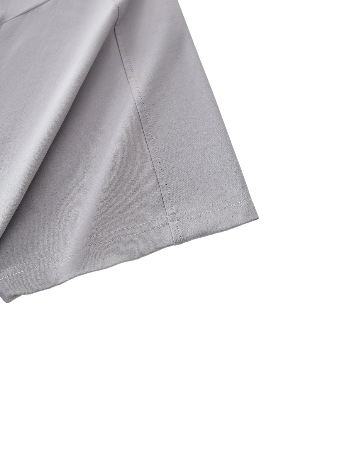 Off Script unisex boxy tonal paneling T-shirt – Light Gray sleeve detail