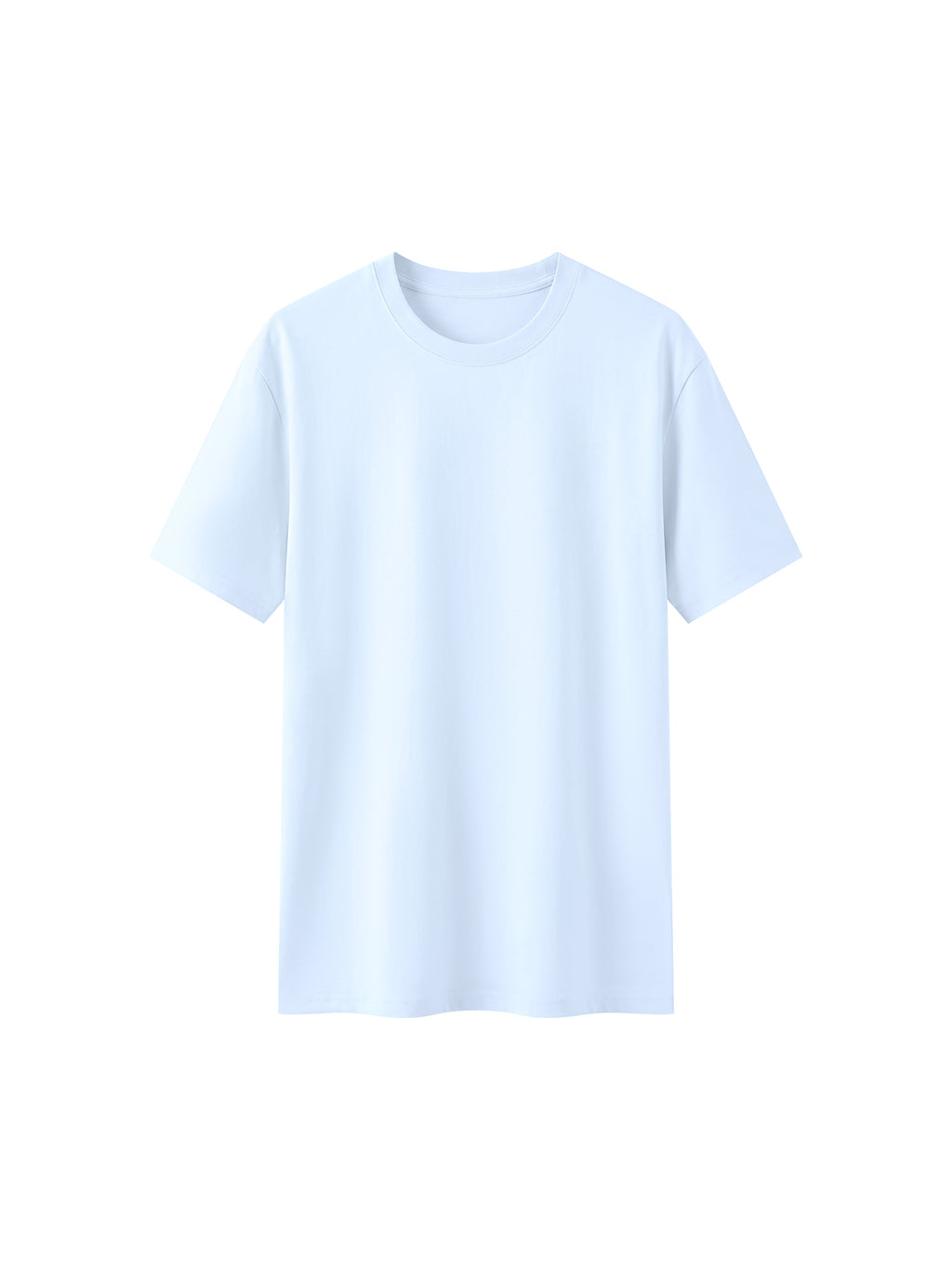 Off Script Unisex Heavyweight Sorona T-Shirt Sky Blue front product view