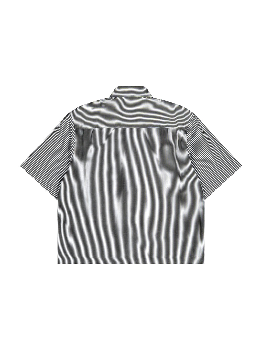 Oversized Vertical Stripe Boxy Shirt gallery image 10