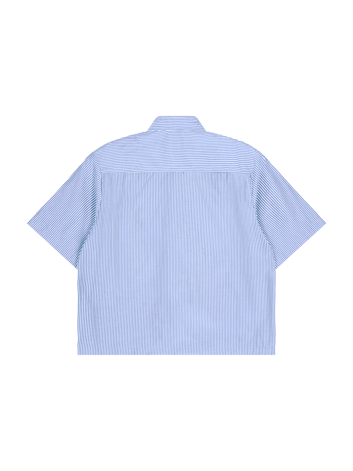 Oversized Vertical Stripe Boxy Shirt gallery image 2