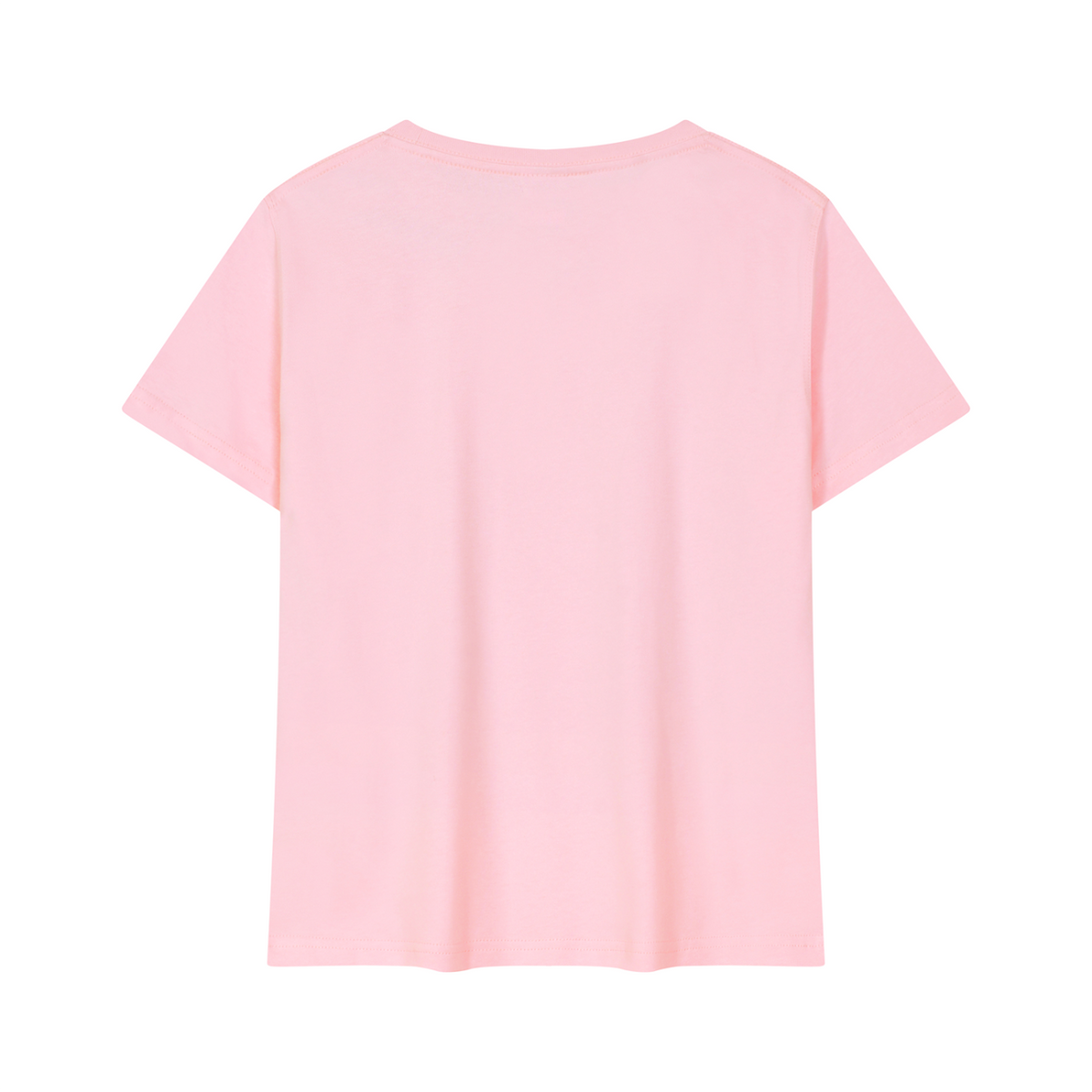 I Love You More Than Pizza baby tee – Pink back 3D mockup