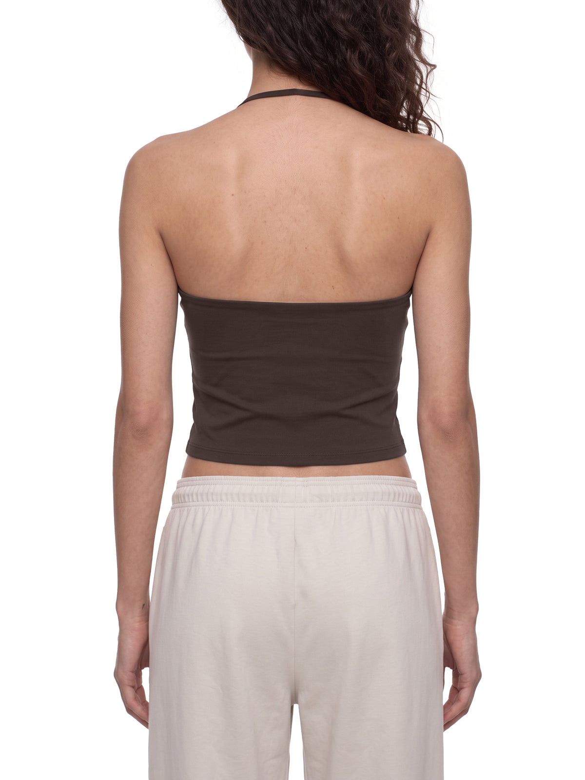 Women's Ruched Halter Yoga Tank Top - image 5