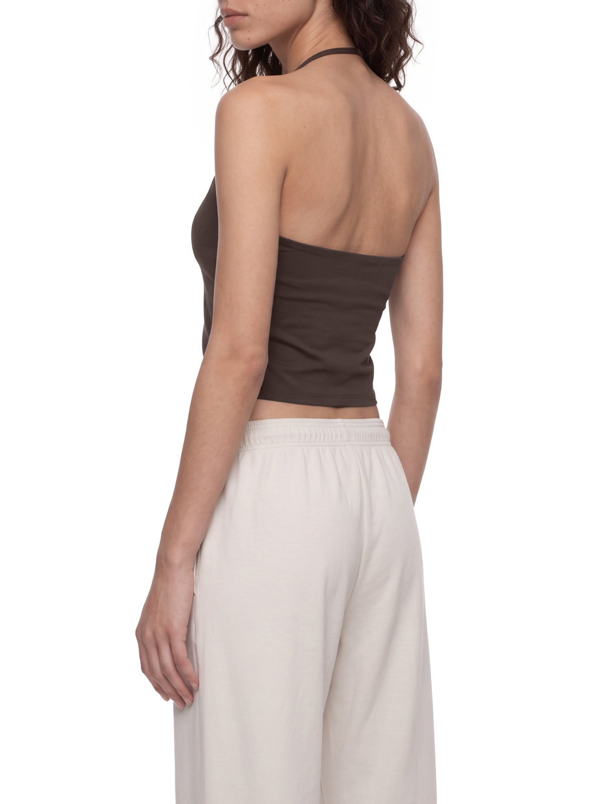 Women's Ruched Halter Yoga Tank Top - image 7