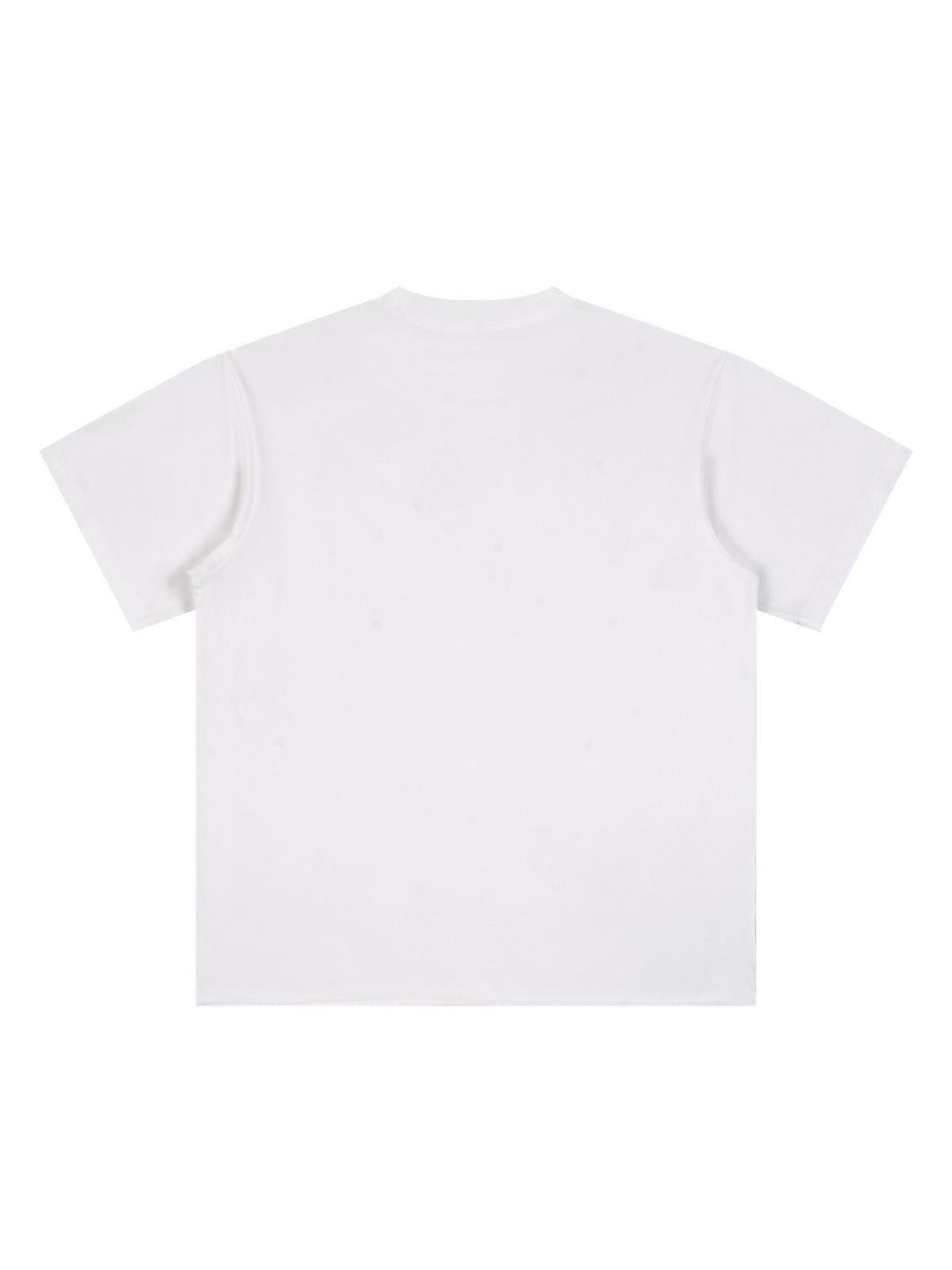Off Script Essential Cotton T-Shirt - White back view