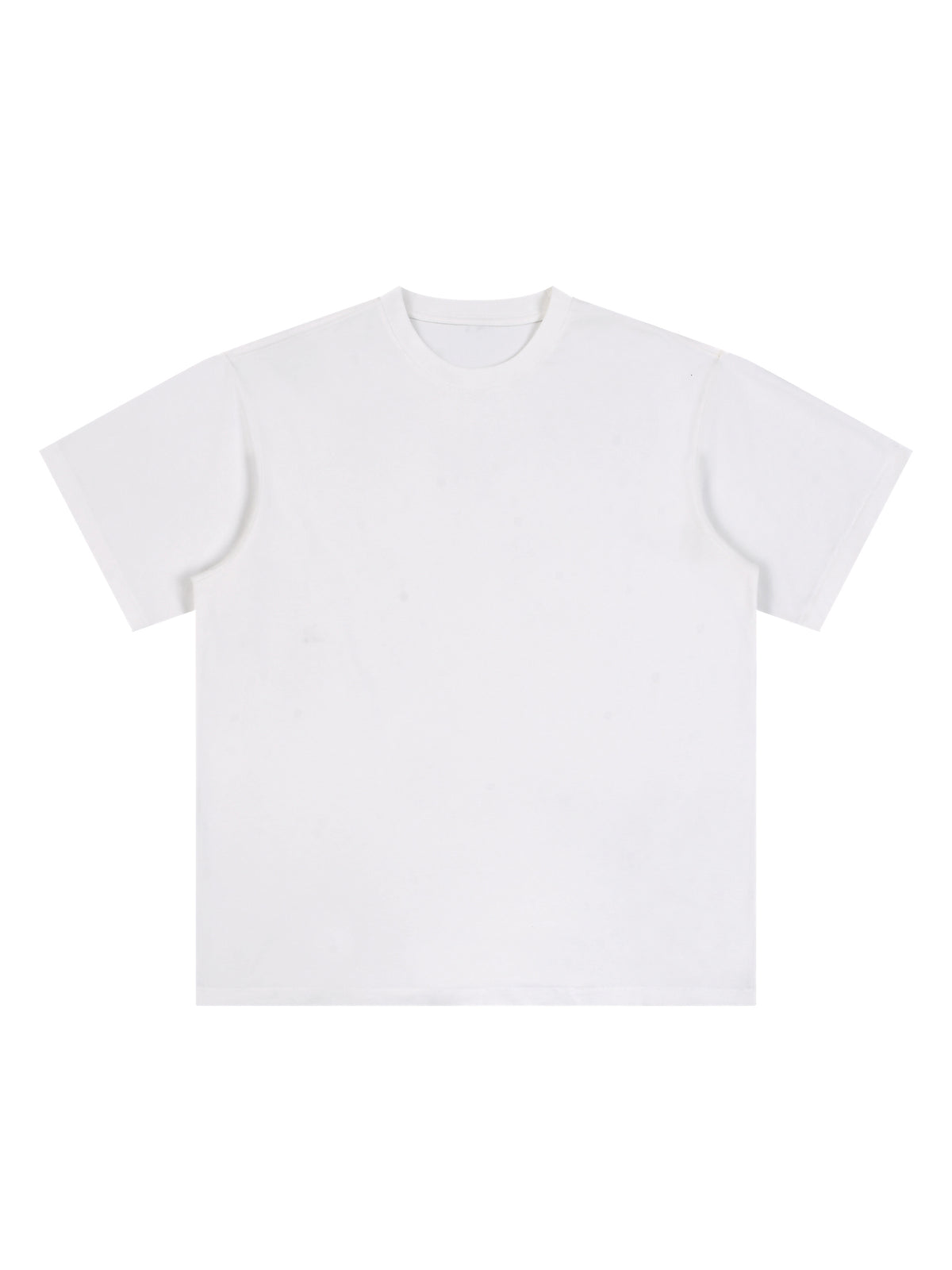 Off Script Essential Cotton T-Shirt - White front view