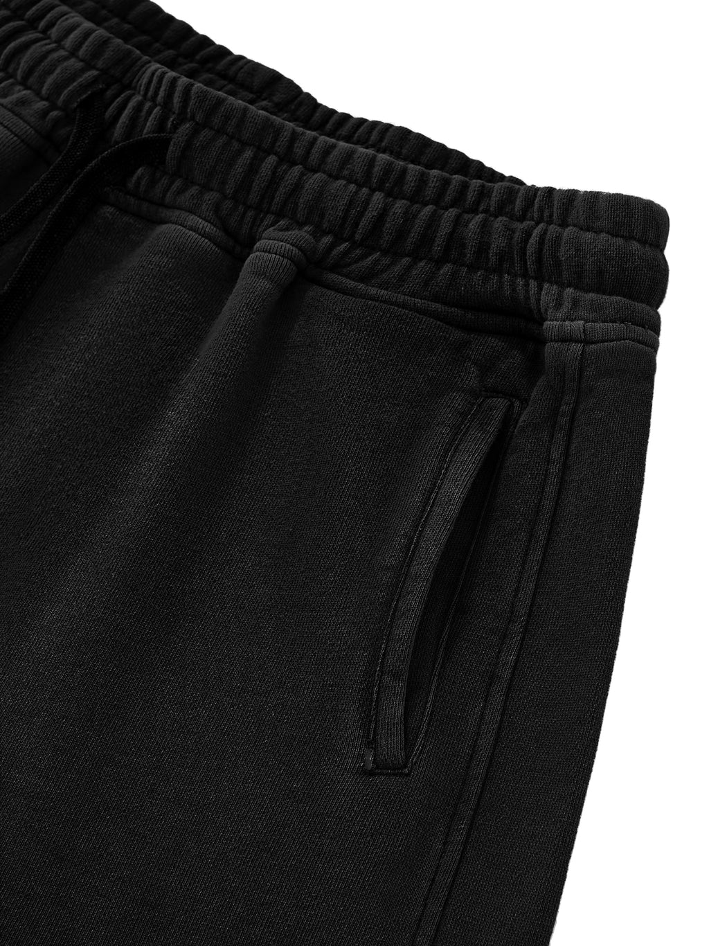 Snow Washed Raw Edge Drawstring Shorts - image 11