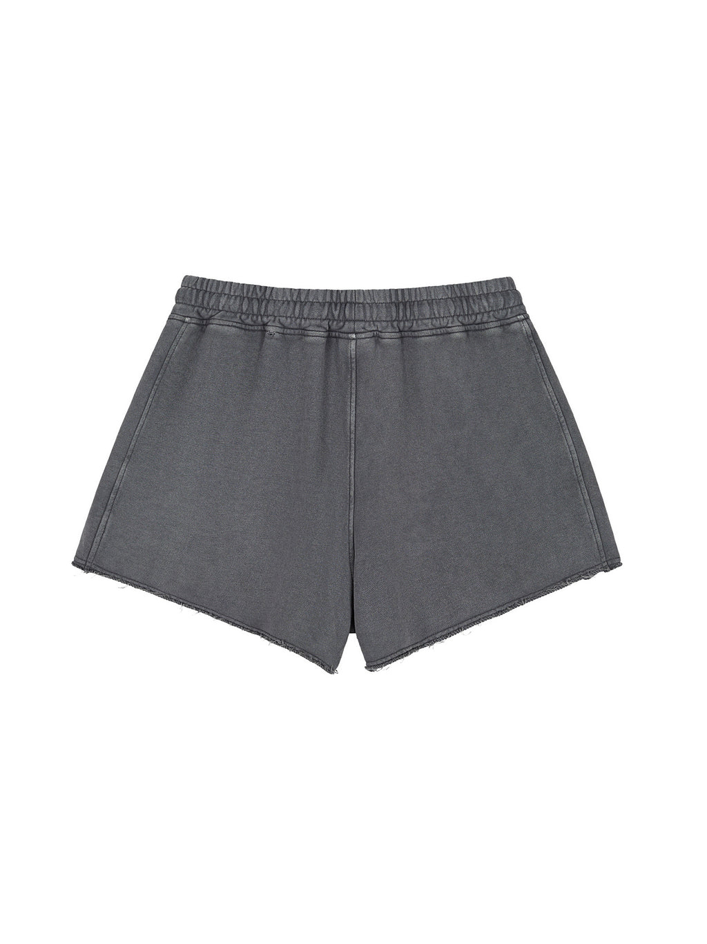 Snow Washed Raw Edge Drawstring Shorts - image 16
